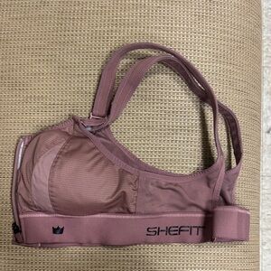 SHEFIT Adjustable Sports Bra in Dusty Rose